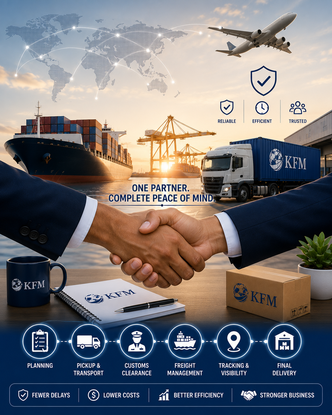  One Logistics Partner. Complete Peace of Mind.