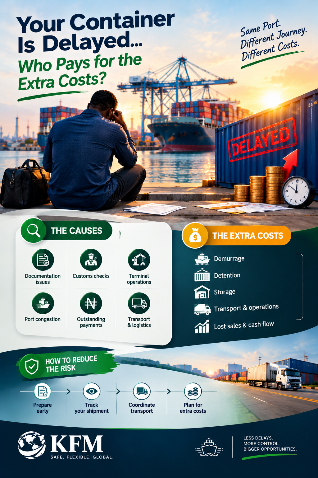 Your Container Is Delayed — Who Pays for the Extra Costs? 